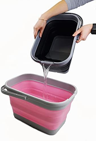 SAMMART 12L Collapsible Rectangular Handy Bucket - Image 6