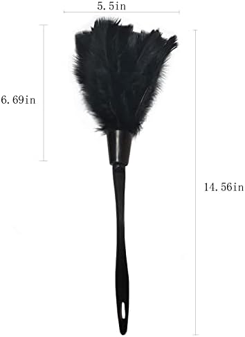 14 Inch Turkey Feather Duster – Lightweight Cleaning Brush - Image 2
