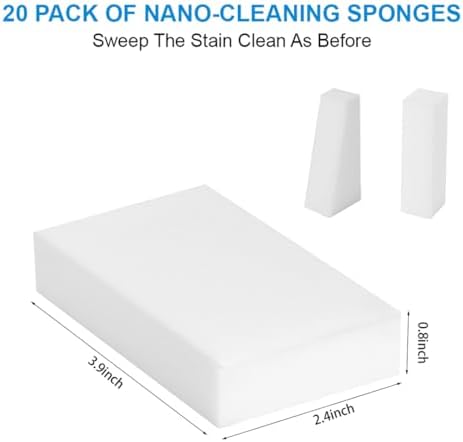 Magic Sponge Eraser Multi-Functional Melamine Sponge Foam Pads Extra Thick - Image 2