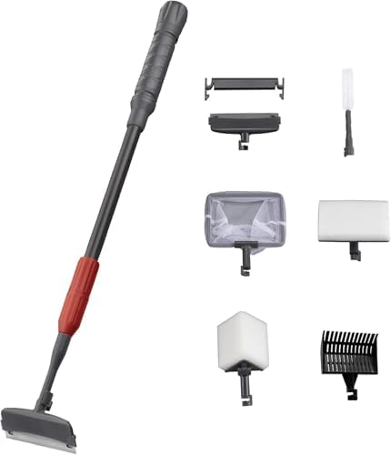 UPETTOOLS Aquarium Clean Tool 6 in 1 Fish Tank Cleaning Kit Algae Scraper by UPETTOOLS
