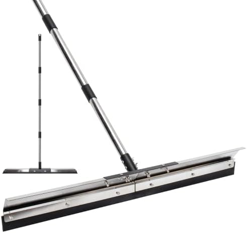 Floor Squeegee for Concrete Water Removal, 55.5’’ Long Handle Commercial by KeFanta