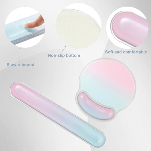 Gel Wrist Rest and Mouse Pad for Keyboard and Mouse, Ergonomic Mousepad Set - Image 7