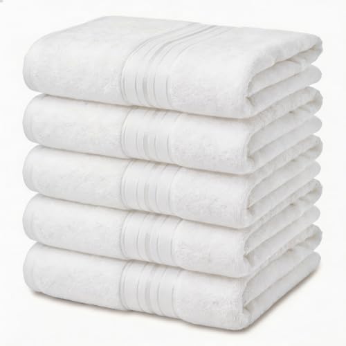 Luxury Hand Towels Set for Bathroom, 5 Pack by meishiqi