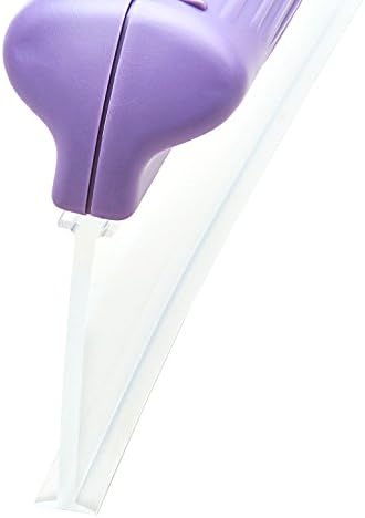 One Pass Classic 12" Waterblade Silicone T-Bar Squeegee Purple - Image 5
