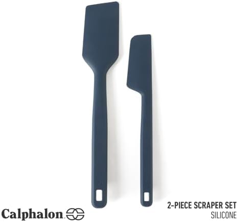 Calphalon Prime Scraper Set, 2-Piece Silicone Kitchen Scraper Set, Flexible - Image 2