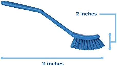 Vikan - Fine Dish Brush - Heavy-Duty, Slip-Resistant Cleaning Brush, - Image 4