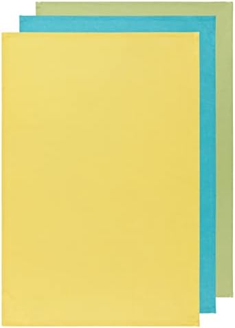 Now Designs Floursack Kitchen Dish Towels, Chartreuse/Turquoise/Leaf 20 x 30in - Image 2