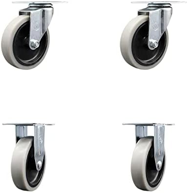 7734L1 FG7734L10000 7734L2 FG7734L20000 Rubbermaid Replacement Caster Set by ServiceCasterCorporation