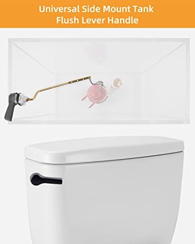 Hibbent Universal Metal Side Mount Toilet Handle Replacement Kit - Image 3