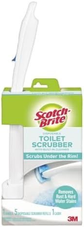Scotch-Brite Disposable Toilet Scrubber Starter Kit, 5 Pack by Scotch-Brite