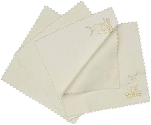 4 Pack Natural Chamois Glasses Cleaning Cloths - Image 7