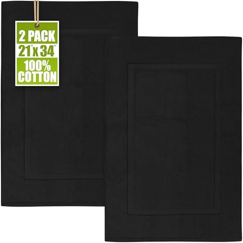 Utopia Towels Cotton Bath Mat, 21x34 in, 2 Pack by UTOPIATOWELS