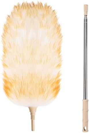 Extendable Cleaning Duster, Extra-Long Telescoping Feather Dusters by FeelFunFeather