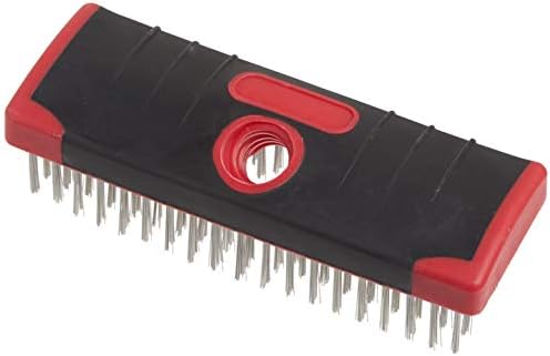 Red Devil 4166 7-Inch Soft Grip Stainless Steel Scrub Brush - Image 4
