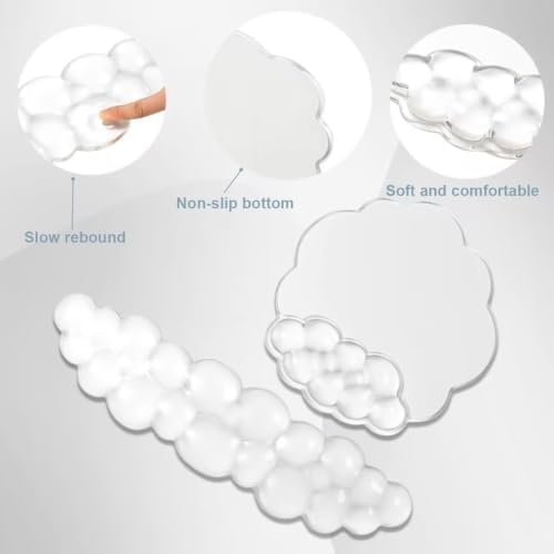 Cloud Wrist Rest for Keyboard and Mouse Set - Image 5