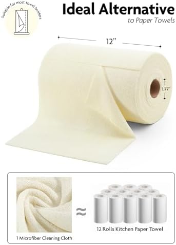 Fantasticlean Microfiber Cleaning Cloth Roll- 75 Sheets - Image 6