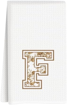 Chinoiserie Initial Kitchen Towels, Personalized Kitchen Towels, Personalized by Unknown