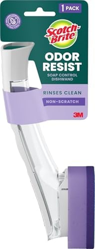 Scotch-Brite Non-Scratch Advanced Soap Control Dishwand, Leak-Free Guarantee by Scotch-Brite