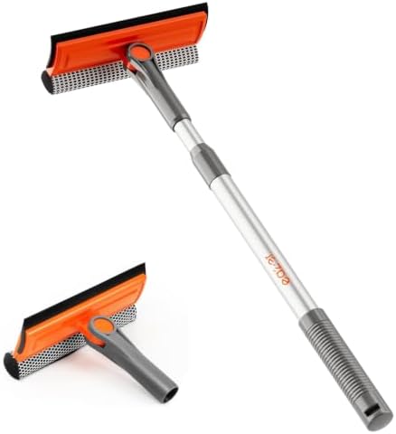 eazer Professional Window Squeegee, 2-in-1 Rotatable Squeegee by Eazer