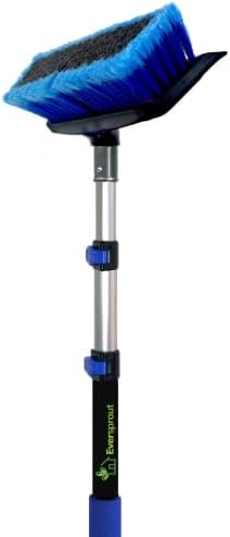EVERSPROUT Scrub Brush, 1.5 to 3ft Pole, Rubber Bumper, No-Scratch by EVERSPROUT
