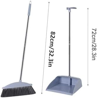 Long Handle Broom and Dustpan Set - Image 2