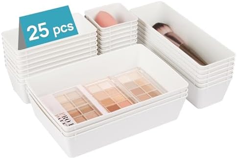 Vtopmart 25 Pack Plastic Drawer Organizers by Vtopmart
