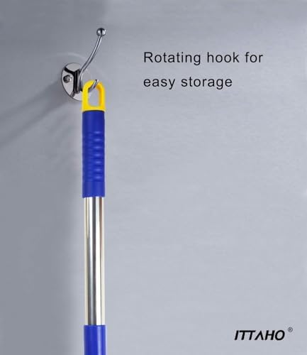 86.6" Window Squeegee Cleaner, 2 in 1 Window Cleaning Tool Kit, Shower Squeegee - Image 5