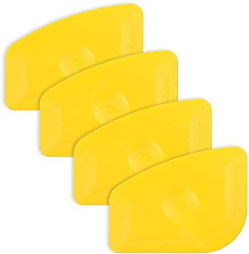Small Handy Plastic Scraper Hard Sharp Card Round Edge by AHCHAY