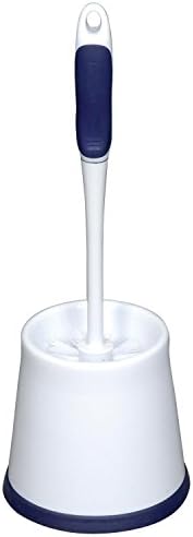 Rubbermaid Comfort Grip Toilet Bowl Brush and Caddy Set, Soft Rubber Handle by Rubbermaid