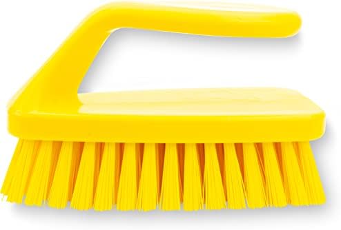 SPARTA Scrub Brush with Iron Shaped Handle and Stiff Bristles, Heavy Duty by SPARTA