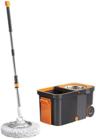 Spin Mop And Bucket Set Dual Mop Heads by Unknown