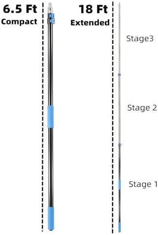 25 Foot High Ceiling Fan, Cobweb Duster - Image 4