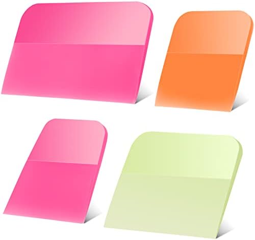 4 Pcs PPF Squeegee Soft Silicone Rubber Scraper, Anti Scratch TPU Coating by Cindeer