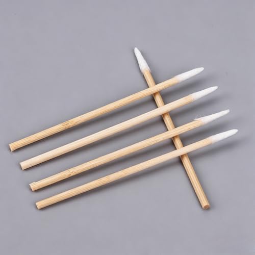 RIKWOG 600pcs Pointed Cotton Swabs, 7cm/2.75in Precision Microblading Cotton - Image 3
