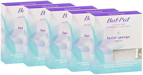 Buf-Puf Facial Sponge, Dermatologist Developed, Removes Deep Down Dirt & Makeup by Nexcare