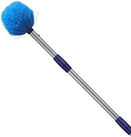 Cobweb Duster with Pole, 6ft Stainless Steel Pole Cobweb Brush with by TALITARE