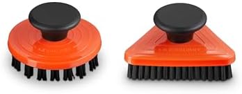 Le Creuset Set of 2 Cleaning Brushes by Unknown