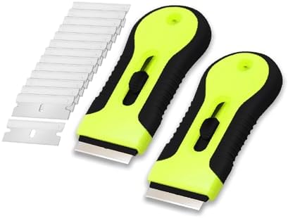 Bates- Razor Blade Scraper Tool, 2 Pack, 30 Extra Stainless Steel Blades by BatesChoice