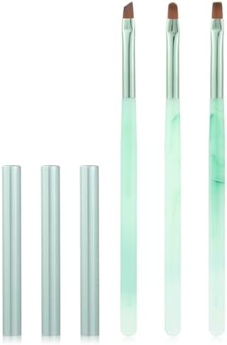 3Pcs Nail Clean Up Brushes, Nail Brushes by INENK