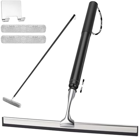 Metal Shower Squeegee with 17'' by SLIIMU