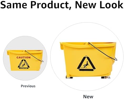 Amazon Basics Floor Cleaning Rectangular Mop Bucket - Image 6