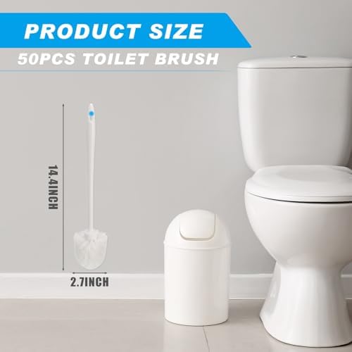 Tioncy 50 Pcs 14.2 Inch Toilet Brushes - Image 2