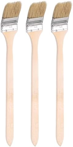 HARFINGTON 3pcs Bent Radiator Paint Brush 2" Width Curved Wall Paint Soft by HARFINGTON