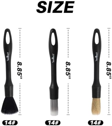3 Pcs Car Detailing Brush Set - Image 2