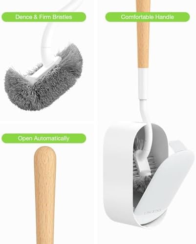 OSCIOSS Bamboo Toilet Brush Set, 2 Pack - Image 6