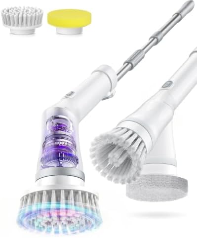 2-in-1 Cordless Electric Spin Scrubber by Lichffy