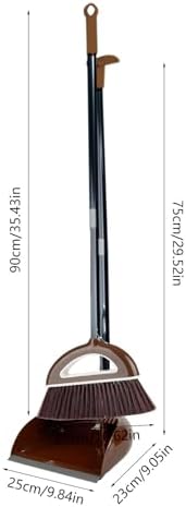 Broom with Dustpan Combo Set Sweeping Set Household Room Dustpan Sets - Image 2