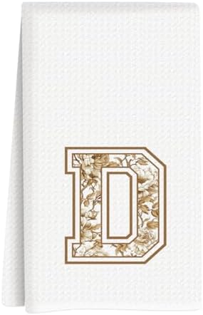 Chinoiserie Initial Kitchen Towels, Personalized Kitchen Towels, Personalized by Unknown