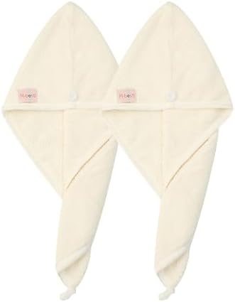 M-bestl 2 Pack Microfiber Hair Towel Wrap - Image 2