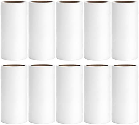 Lint Roller Refills 4 inch Bulk 10 Rolls Total 600 Sheets Extra Sticky Lint by MINGRACE
